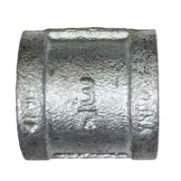 1/2" Banded Coupling, Malleable 150#, Galvanized